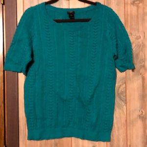 Ann Taylor short sleeve knit sweater